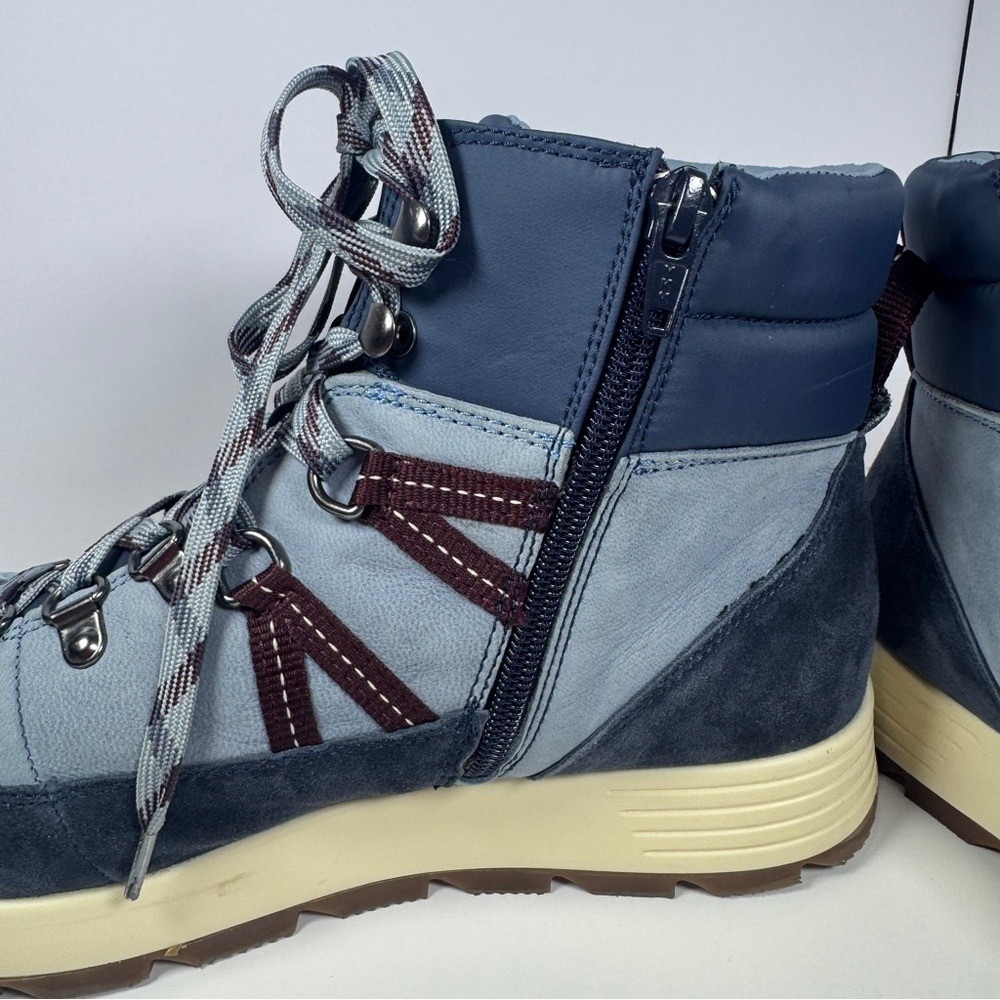 Alex Marie Navy and Burgundy Ankle Boots Women's Size 10 - Picture 7 of 10